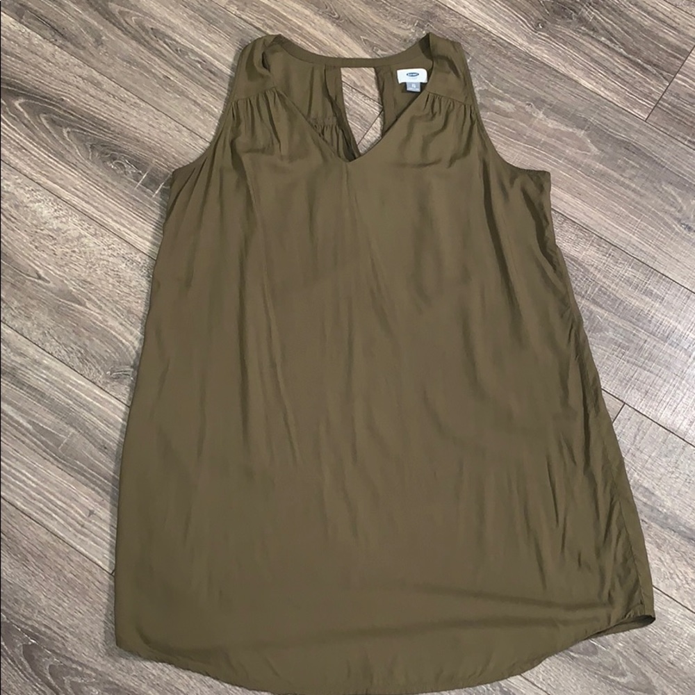 Old Navy | Sleeveless Back Cut Out Shift Dress
